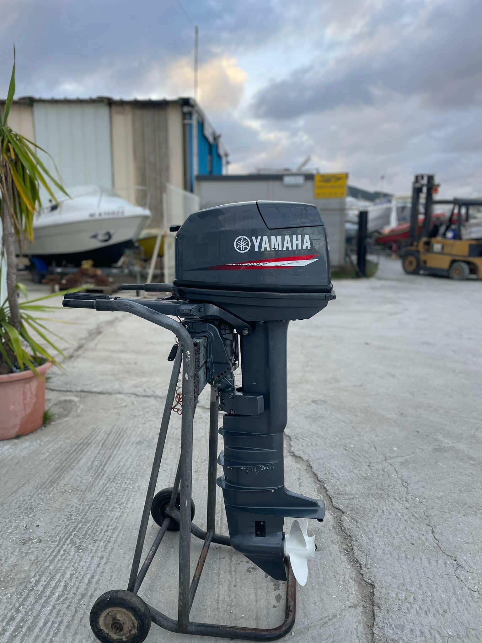 25cv yamaha 2 temps arbre extra long démarrage manuel – Image 2